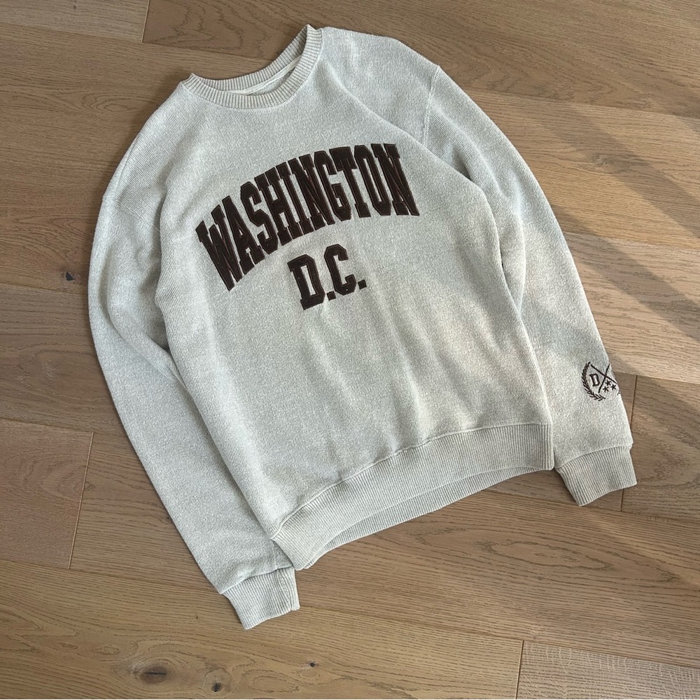 Washington D.C. Cream Sweater